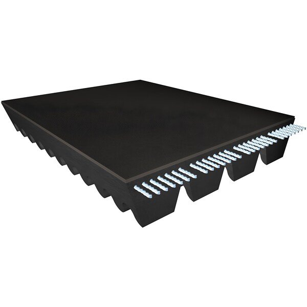 RAW EDGE DEEP WEDGE COGGED V-BELTS R3VX750 4 RIBS PER BELT, Megadyne, Mfr#: 4/3VX750